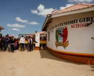 A fire broke out overnight in the dormitory of a girls school in Kenya, killing 16 children.  By SIMON MAINA (AFP)
