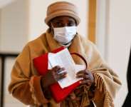 Agathe Habyarimana, here seen in 2020, has been living in France since 1998.  By Thomas SAMSON (AFP)