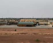 Air force base 101 is housed in the international airport complex in Niamey.  By BERTRAND GUAY (AFP)