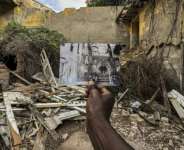 An undated photograph of the Maurel and Prom building used to detain enslaved people, in Saint-Louis, Senegal.  By PATRICK MEINHARDT (AFP)