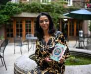 Badawi is best known for her work as a broadcaster for the UKs Channel 4 News and the BBC.  By Justin TALLIS (AFP)