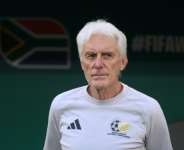 Belgian Hugo Broos was the first coach to take South Africa past the first round at a World Cup..  By Julio Cesar AGUILAR (AFP)