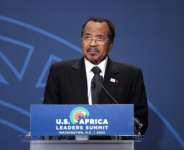 Cameroon President Paul Biya was known as The Sphinx for being wily and having a taste for secrecy that helped him hold onto power for more than four decades.  By Kevin Dietsch (GETTY IMAGES NORTH AMERICA/AFP)