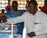 Central African Republic President and presidential candidate Faustin-Archange Touadera is seeking a third term.  By Annela NIAMOLO (AFP)