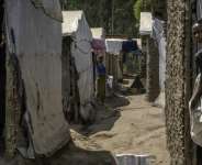 Conditions are conducive for Ebolas spread in the eastern DRCs camps for people displaced by the regions conflicts.  By Glody MURHABAZI (AFP)