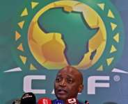 Confederation of African Football president Patrice Motsepe and FIFA president Gianni Infantino. By Paul ELLIS (AFP)