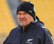 Dave Rennie has won his three Tests as New Zealand head coach since replacing Scott Robertson.. By Grant Down (AFP)