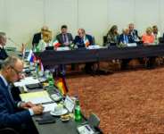 European leaders at the summit also met separately to discuss the US draft plan to end Russias war in Ukraine.  By Michael Kappeler (POOL/AFP)