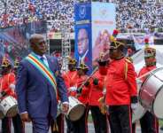 Felix Tshisekedis second and final presidential term under the constitution ends in 2028.  By Arsene Mpiana (AFP/File)