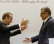 France and Morocco moved on Thursday to strengthen a renewed partnership that has flourished over the past two years.  By Abdel Majid BZIOUAT (AFP)