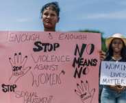 Gender-based violence is endemic in South Africa. By RAJESH JANTILAL (AFP/File)