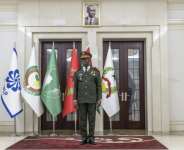 General Horta NTam has asked members of the presidential guard to lay down their arms voluntarily. By PATRICK MEINHARDT (AFP/File)