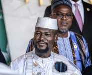 Guinean President Mamady Doumbouya toppled the countrys first freely elected president in a 2021 coup.  By Marco Simoncelli (AFP/File)