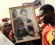 Hakainde Hichilema first came to power in Zambia in 2021.  By GIANLUIGI GUERCIA (AFP)