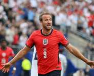 Harry Kane will likely need to bring the goals if England are to progress further at the World Cup.  By ANGELA WEISS (AFP)