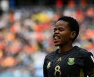 Hildah Magaia rescued South Africa with a late equaliser against Ivory Coast in a WAFCON Group B match. By FRANCK FIFE (AFP)