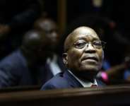 Jacob Zuma was forced out of office as president and leader of the ruling African National Congress (ANC) in 2018 under a cloud of corruption allegations..  By Phill MAGAKOE (POOL/AFP)