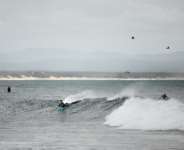 Jefferys Bay became a destination for South African surfers in the 1960s.  By ILARIA FINIZIO (AFP)