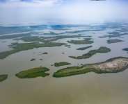 Lake Chad straddles Cameroon, Chad, Niger and Nigeria.  By Joris Bolomey (AFP)