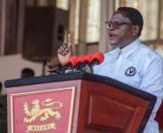 Malawis outgoing president Lazarus Chakwera was elected in 2020.  By Amos GUMULIRA (AFP/File)