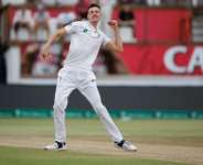 Marco Jansen took 11 wickets in the match as South Africa won the first Test against Sri Lanka.  By Phill Magakoe (AFP)