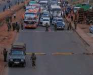 Nairobi was brought to a standstill on Thursday.  By Kabir DHANJI (AFP)