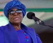 Netumbo Nandi-Ndaitwah, 72, who is Namibias first woman president, is a stalwart of the ruling SWAPO party.  By SIMON MAINA (AFP/File)