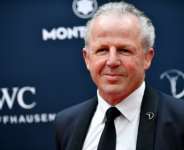 New Zealand rugby legend Sean Fitzpatrick poses before the 2023 Laureus World Sports Awards ceremony in Paris.  By JULIEN DE ROSA (AFP)