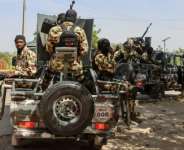 Nigerian soldiers have been battling jihadist militants, mostly in the northeast, since 2009.  By Audu MARTE (AFP)