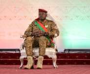 Paul-Henri Sandaogo Damiba was transitional president of Burkina Faso but was quickly overthrown by the current junta. By OLYMPIA DE MAISMONT (AFP/File)