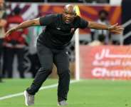 Pitso Mosimane has been chosen for a second stint as South Africa coach.  By KARIM JAAFAR (AFP)
