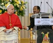 Pope Leo XIVs speech, in earshot of Cameroons President Paul Biya (R), was unusually direct.  By Alberto PIZZOLI (AFP)