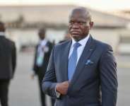 President Brice Oligui Nguema is facing a wave of protests by angry teachers.  By Ludovic MARIN (AFP)