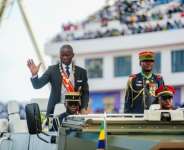 President Brice Oligui Nguema is in charge of Gabon since his swearing-in ceremony on May 3 this year.  By Nao Mukadi (AFP/File)