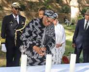 President Netumbo Nandi-Ndaitwah led Namibias first official commemoration of the genocide.  By Jemima Beukes (AFP)