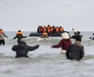 Prime Minister Rishi Sunak has vowed to stop migrants arriving on small boats from mainland Europe.  By Sameer Al-DOUMY (AFP)