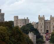 Prince Alemayehus remains were entombed at St Georges Chapel at Windsor Castle, west of London.  By Alex Pantling (POOL/AFP)