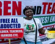 Protesters have repeatedly called on the Nigerian government to end a kidnapping crisis that experts say has netted millions of dollars in ransom payments.  By TOYIN ADEDOKUN (AFP)