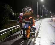 Protests across South Africa against illegal foreign nationals have exploded into violence.  By RODGER BOSCH (AFP)