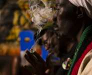 Rastafarians use marijuana as part of their religious meditation.  By Tony KARUMBA (AFP)