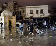 Residents were left wading through the town centre of Safi, a Moroccan coastal town, after a flash flood destroyed 70 homes and businesses and left at least 37 dead.  By - (AFP)