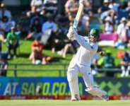 Ryan Rickelton was in great touch as he registered his highest Test score.  By Rodger Bosch (AFP)