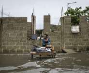 Scientific analyses have shown that Lagos state now experiences heavier rainstorms than in the past.  By OLYMPIA DE MAISMONT (AFP)