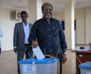 Somalian President Hassan Sheikh Mohamud is moving Somalia towards democratic elections, replacing a system based around clan elders.  By Hassan Ali ELMI (AFP/File)