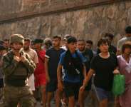 Some 60,000 migrants entered Ceuta over just a few days from neighbouring Morocco. By JORGE GUERRERO (AFP)