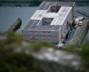 Some asylum seekers are being held on the Bibby Stockholm accommodation leased by the government.  By Ben Stansall (AFP)