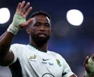 South Africa captain Siya Kolisi is waving goodbye to the Sharks in July as he moves down to Cape Town to join the Stormers.  By FRANCK FIFE (AFP/File)