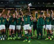 South Africa romped to a stunning 43-10 thrashing of the All Blacks in Wellington on Saturday.  By Grant Down (AFP/File)