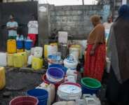 The Comoros capital, Moroni, suffers from a chronic lack of piped water.  By Ibrahim YOUSSOUF (AFP)