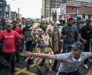 The nationwide protests cap weeks of demonstrations. By MARCO LONGARI (AFP)